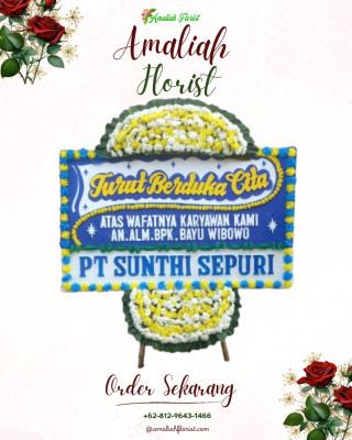 Papan Bunga Duka di Babakanpari