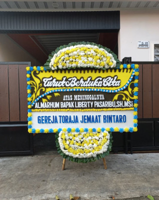 Papan Bunga Duka di Babakanpari