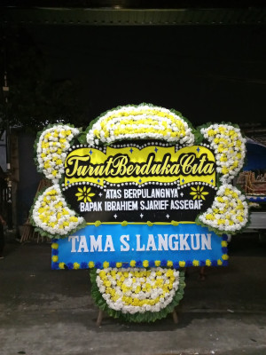Papan Bunga Duka di Babakanpari